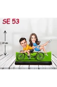 Kişiye Özel Ahşap Biblo - Bisiklet Kullanan Çift thumbnail 1