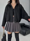 Süet Apoletli Bomber Ceket thumbnail 2