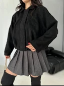 Süet Apoletli Bomber Ceket thumbnail 7