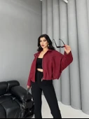 Süet Apoletli Bomber Ceket thumbnail 1