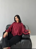 Süet Apoletli Bomber Ceket thumbnail 4