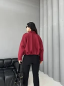 Süet Apoletli Bomber Ceket thumbnail 3