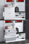 Decormet Trend Ayakkabı Dolabı Beyaz thumbnail 1