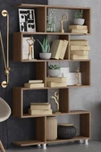Decormet Nilüfer Kitaplık Ceviz thumbnail 7