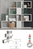 Decormet Karlin Kitaplık Beyaz thumbnail 11