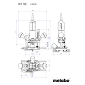 METABO OFE 738 El Frezesi 710 Watt thumbnail 2