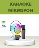 Astronot Tasarımlı Bluetooth Speaker ve Kablosuz Mikrofon Karaoke Seti thumbnail 1
