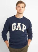 Gap Original Arch Crew Gap Logo 852079 Erkek Sweatshirt thumbnail 2