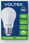 9W E27 LED Ampul Beyaz Işık 806 Lümen thumbnail 3