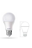 9W E27 LED Ampul Beyaz Işık 806 Lümen thumbnail 2