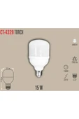 15W LED Ampul E27 Beyaz Işık thumbnail 2