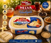 SABIROĞLU 1400 GR HELVA  PLS KUTU SADE thumbnail 1
