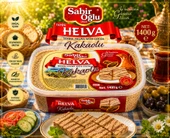 SABIROĞLU 1400 GR HELVA  PLS KUTU KAKAO thumbnail 1