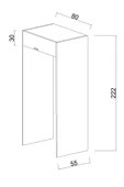 80 cm Greena White Mutfak Buzdolabı Modülü thumbnail 7