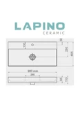 Esvit Lapino 90 X 45 Edge Lavabo thumbnail 3