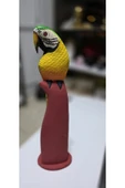 FREFLY Store den çok Canlı renkli 40 cm boy Papağan thumbnail 5