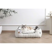 M-Pets Warm Hug Yatak (M) White thumbnail 7