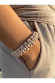 Paracord Bileklik Ekru cobra modeli thumbnail 1