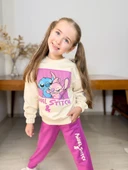 Stitch Kız Çocuk Eşofman Takım thumbnail 9
