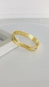 Melodi Taşlı Çelik Kelepçe C117-1 thumbnail 2