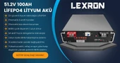 LEXRON 51.2V 100Ah LİFEPO4 BATARYA thumbnail 1