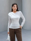 YANI BÜZGÜLÜ SANDY BLUZ thumbnail 6