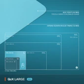 SteelSeries QcK Large Gaming Oyuncu Mouse Pad - Mavi thumbnail 5