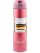 Voit Casual Termos 450ml Paslanmaz Çelik Pembe thumbnail 1