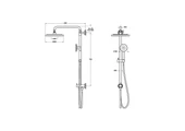 VitrA Origin Cl Duş Kolonu - Mat Siyah A4579336 thumbnail 2