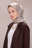 Çiçek Desen İpek Twill Eşarp 4208D01 thumbnail 3