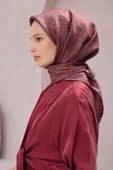 Çiçek Desen İpek Twill Eşarp 4208D01 thumbnail 9