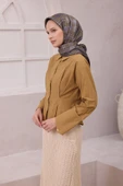 Ekose Desen İpek Twill Eşarp 4218D01 thumbnail 5