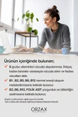 OCEAN B Complex 50 Kapsül Takviye Edici Gıda thumbnail 4