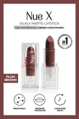 Nue X Silkly Matte Lipstick Plum Brown 05 thumbnail 1