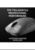 Logitech Pro 2 Lightspeed Kablosuz Beyaz Gaming Mouse (910-007303) thumbnail 6