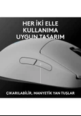 Logitech Pro 2 Lightspeed Kablosuz Beyaz Gaming Mouse (910-007303) thumbnail 3