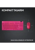 Logitech G Pro X TKL Lıghtspeed RGB Oyuncu Klavyesi - Pembe thumbnail 7