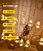 Top Perde Dekoratif Led -  3 Metre - Animasyonlu thumbnail 1