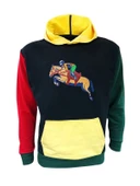 Kapüşonlu Sweatshirt - Tarz / Sarı thumbnail 1