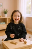 Kurdeleli Kız Çocuk Sweatshirt thumbnail 5