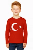 Ayyıldız Baskılı Uzun Kol Tişört thumbnail 2
