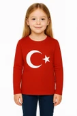 Ayyıldız Baskılı Uzun Kol Tişört thumbnail 3