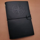 Siyah Deri Pusula Defter thumbnail 1