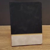 Siyah Çizgili Deri Defter thumbnail 1