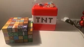 Minecraft Temalı 150 Parça Random Manyetik Blok Seti +6 karakter thumbnail 3