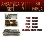 Ahşap Vida Seti XIII - 86 Parça Vida Pul Ve Bits Uç thumbnail 1
