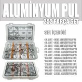 252 Parça Aluminyum Pul Seti thumbnail 1