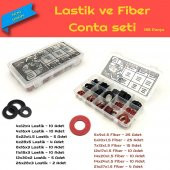 Kauçuk ve Fiber Conta Seti, 155 Parça thumbnail 1