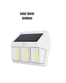 Suya Dayanıklı Solar Duvar Lambası – Akıllı Gece Sensörlü Işık thumbnail 1
