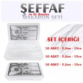 Şeffaf Makaron Seti thumbnail 1